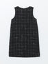 LC Waikiki Crew Neck Girls' Tweed Dress